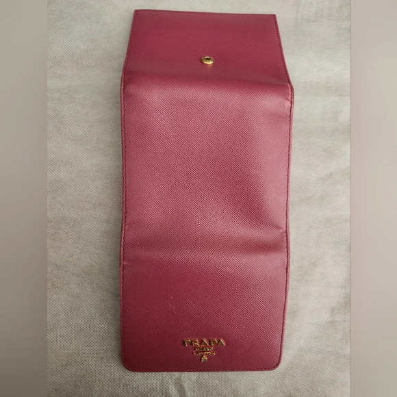 Prada Amethyst Dark Pink Compact Wallet - Picture 13 of 13